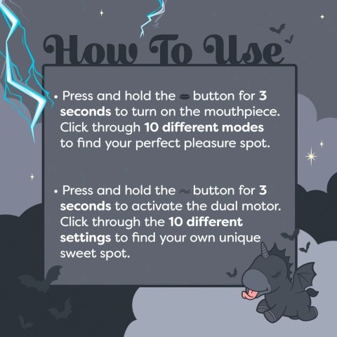 Unihorn Wild Spirit - Stymulator punktowy jednorożec, silikonowy, USB