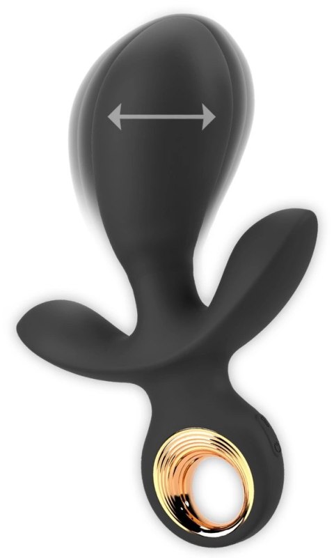 You2Toys Eternal Czarny - Nadmuchiwany Trojramienny System Wibrujący USB