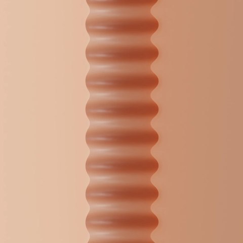 Autoblow AI Ultra - wymienny rękaw usta beżowy, tekstura prążkowana