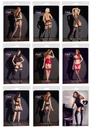 Cottelli Collection Legwear Zestaw Pończoch i Rajstop Mix Kolorow Rozmiary