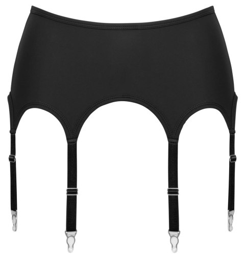 Cottelli Lingerie Pas do Pończoch 8 Szelek Czarny Matowy L