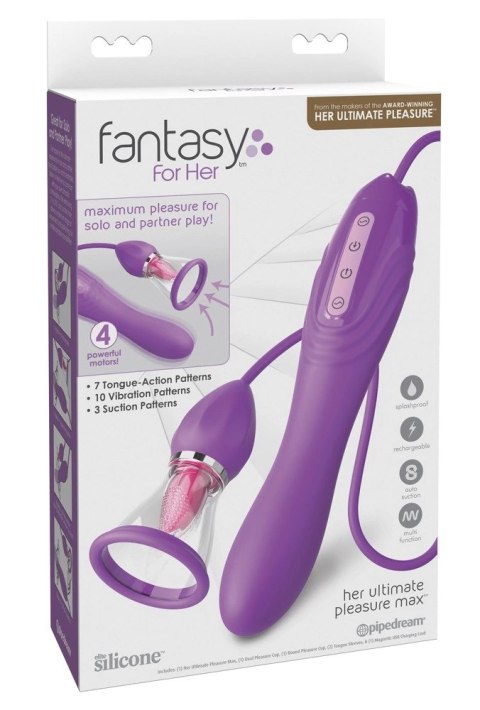 Fantasy For Her Her Ultimate Pleasure MaxP - system ssący z ruchomym języczkiem