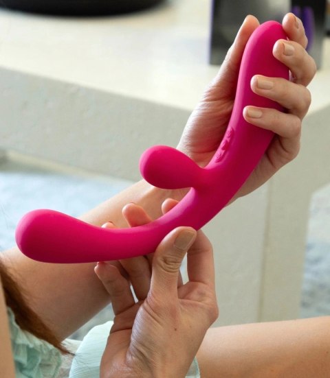 JimmyJane Reflexx Rabbit 3 - wibrator dwustrefowy z funkcją podgrzewania