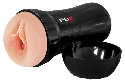 PDX Extreme Wet Pussies Super Juicy Czarna maszyna intymna Fanta Flesh