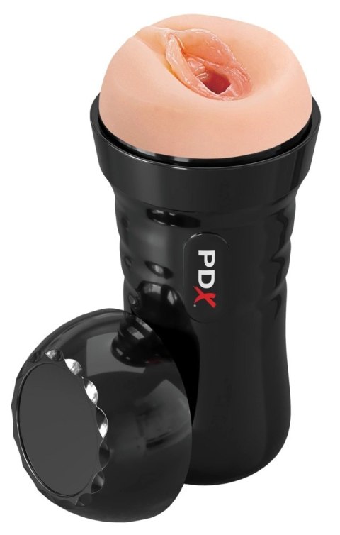 PDX Extreme Wet Pussies Super Juicy Czarna maszyna intymna Fanta Flesh