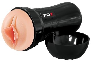 PDX Extreme Wet Pussies Super Luscious Lips czarna maszyna intymna 21,6 cm