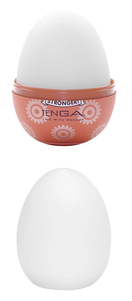 Tenga Egg Gear HB - Zestaw 6 elastycznych kapsuł intymnych do jednorazowego użytku
