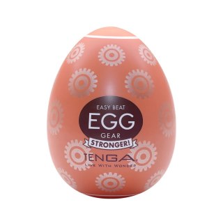 Tenga Egg Gear II - kompaktowa maszyna intymna o spiralnej teksturze