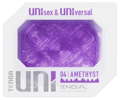 Tenga UNI Amethyst elastyczna nakładka uniwersalna 6 cm TPE