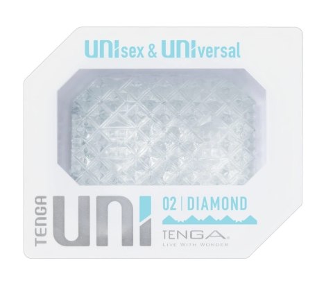 Tenga UNI Diamond - Uniwersalna elastyczna nakładka masująca 6 cm