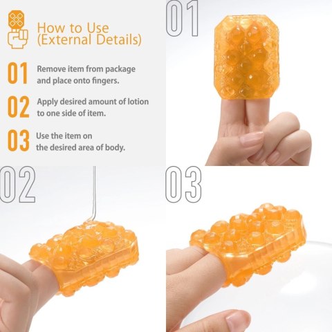 Tenga UNI Diamond - Uniwersalna elastyczna nakładka masująca 6 cm