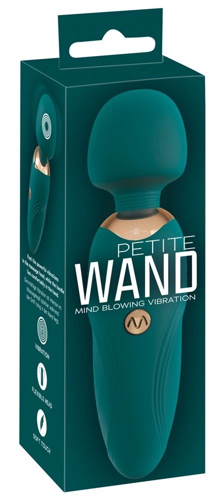 You2Toys Petite Wand Zielony - Miniaturowy Masażer z Ruchomą Głowką USB