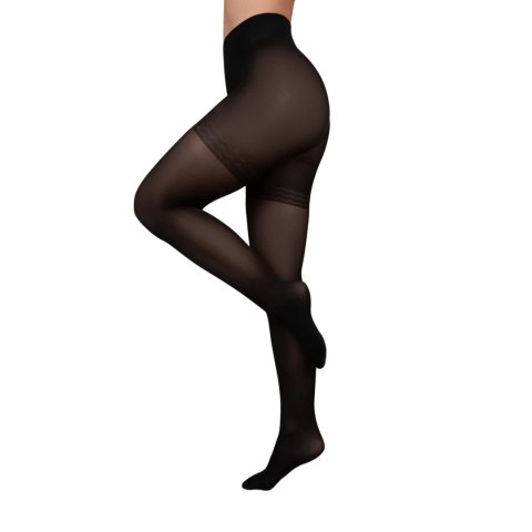 Bye Bra Control Slim 70 rajstopy modelujące połbłyszczące czarne L