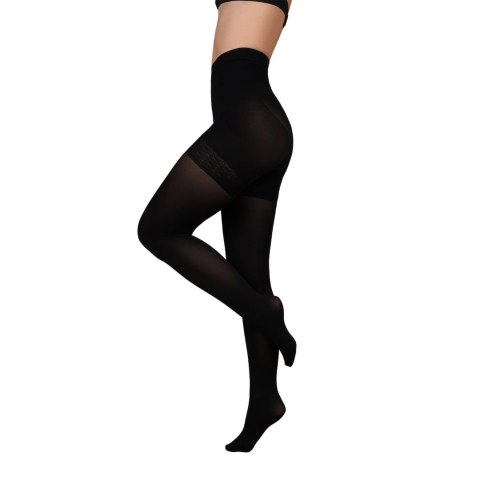 Bye Bra Total Push Up rajstopy czarne S model wyszczuplający