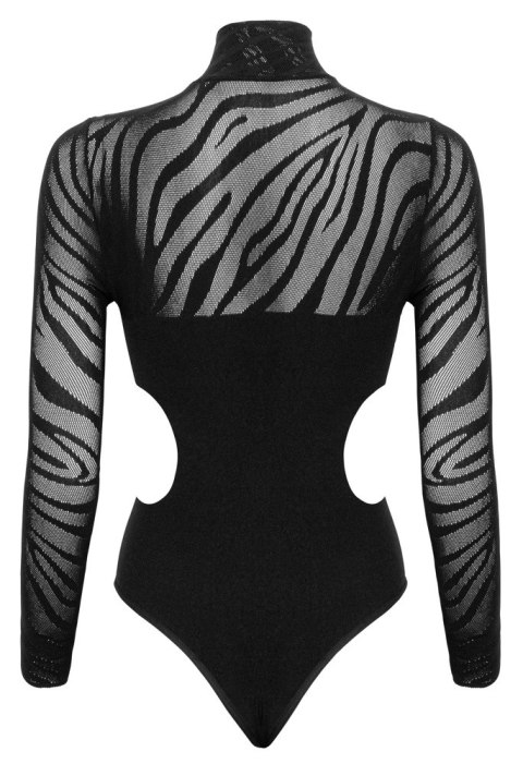 Cottelli Collection Fantasy Body czarne długi rękaw S-L elastyczne