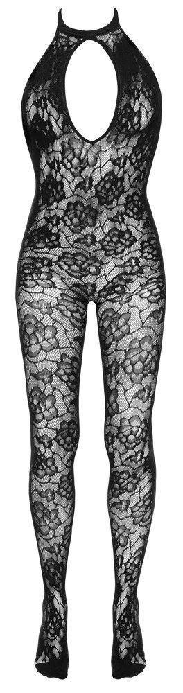 Cottelli Collection Fantasy Bodystocking Kwiatowy Siateczkowy S-L
