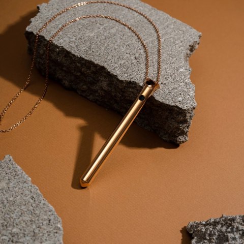 Crave Vesper 2 Naszyjnik wibrujący wodoodporny rożowe złoto