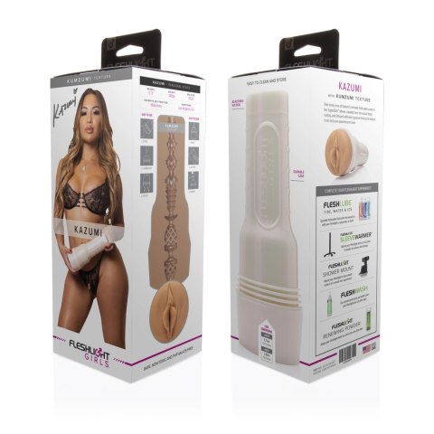 Fleshlight Girls Kazumi - model intymny Real-Feel, etui Pearl White