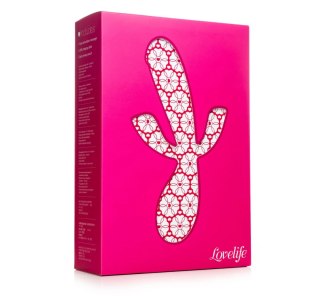 Lovelife Adventure 2 masażer potrojny silikonowy rożowo-biały USB