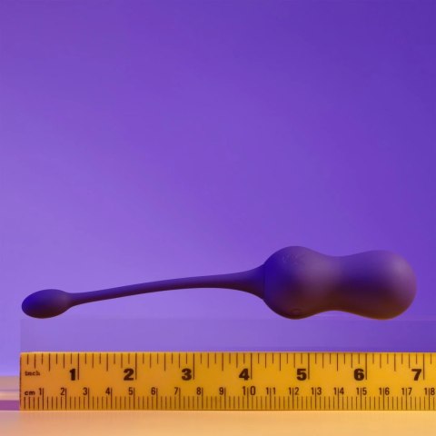 Playboy Pleasure Double Time - Wibrujące kulki Kegla z pilotem, silikon