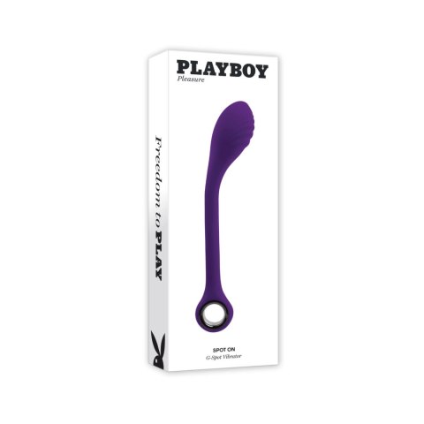 Playboy Pleasure Spot On - Wibrator punktu G, silikonowy, ładowalny