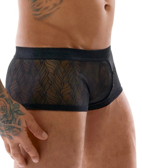 Svenjoyment Bokserki Męskie XL Koronka Czarna Elastyczne Zapięcie