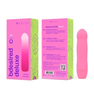 B Swish Bdesired Infinite Deluxe Pink - 5 Trybow, Wodoodporny, USB
