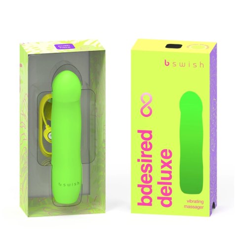 B Swish Bdesired Infinite Deluxe Wibrator 5 trybow zielony IPX7