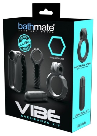 Bathmate Vibe Endurance Kit 4w1 - silikonowy zestaw z wibrobullet i lubrykantem