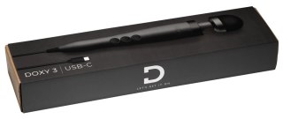 Doxy 3 USB-C Czarny Mat - Masażer wielofunkcyjny, silikonowy, 28 cm