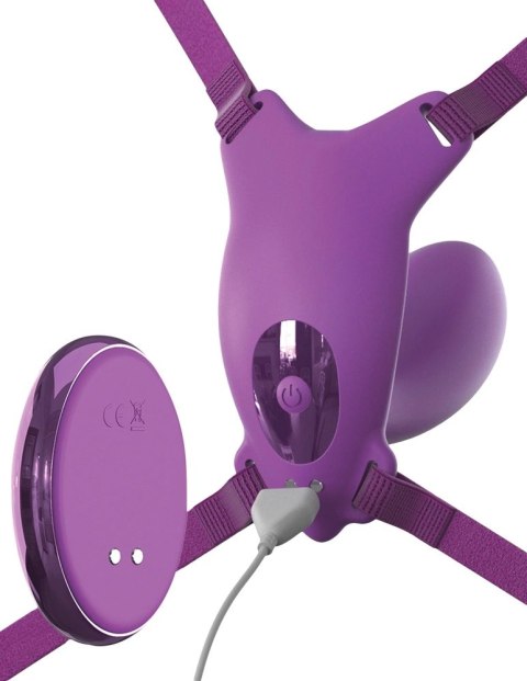 Fantasy For Her Ultimate G-Spot Butterfly - Wibrator do majtek, pilot, fiolet