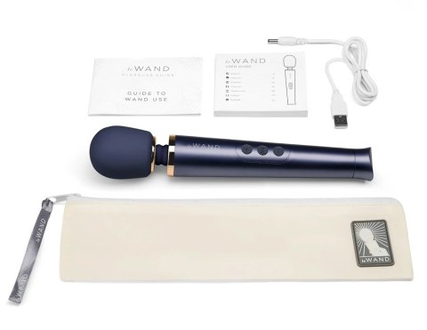 Le Wand Petite Navy - Masażer osobisty, 6 trybow, kompaktowy rozmiar