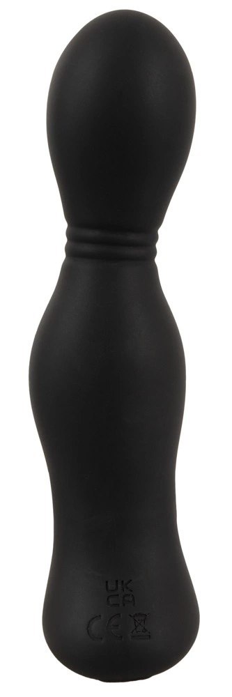 Rebel RC Prostate Massager - Głowka Obrotowa, 9 Trybow, Pilot, Czarny