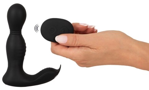 Rebel RC Prostate Massager - Głowka Obrotowa, 9 Trybow, Pilot, Czarny