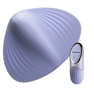 Rocks Off NIYA 5 - płaska maszyna intymna, silikonowa, pilot, fioletowa