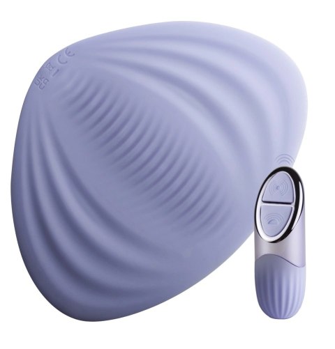 Rocks Off NIYA 5 - płaska maszyna intymna, silikonowa, pilot, fioletowa