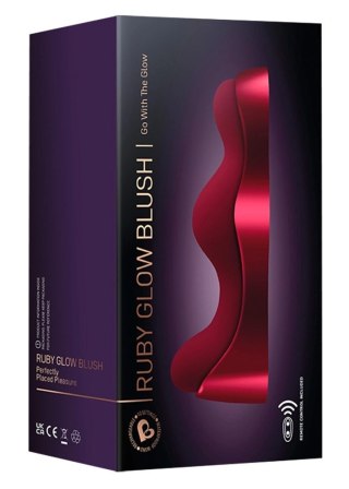 Rocks-Off Ruby Glow Blush 2.0 - wielofunkcyjny masażer z pilotem, rożowy