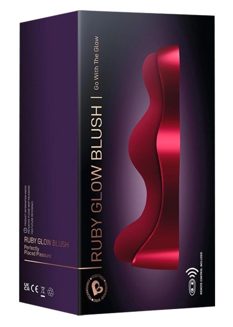 Rocks-Off Ruby Glow Blush 2.0 - wielofunkcyjny masażer z pilotem, rożowy