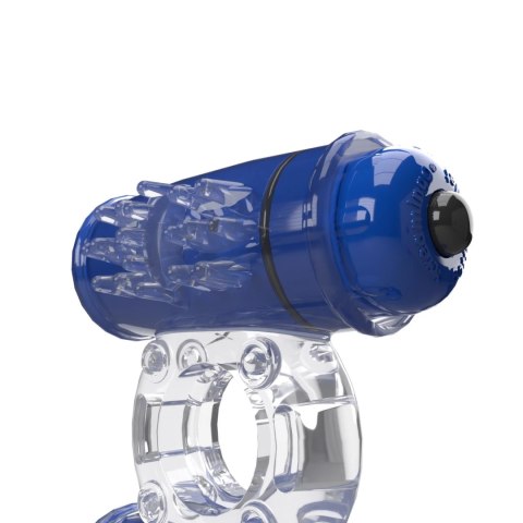 The Screaming O Double Wammy Niebieski Pierścień Podwojny Wibrujący SEBS