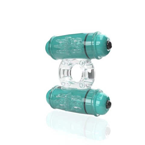 The Screaming O Double Wammy Zielony Pierścień Wibrujący Podwojny SEBS