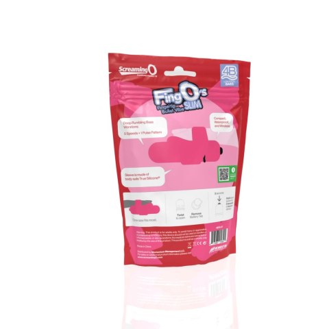 The Screaming O FingO Slim Wibrator na palec 6 trybow rożowy