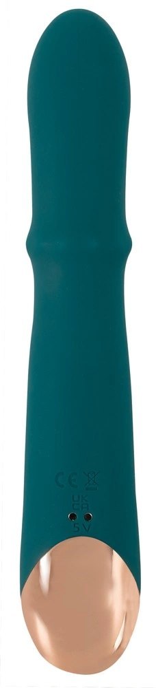 You2Toys Thumping Rabbit - podwojny masażer z ruchomym pierścieniem, fioletowy