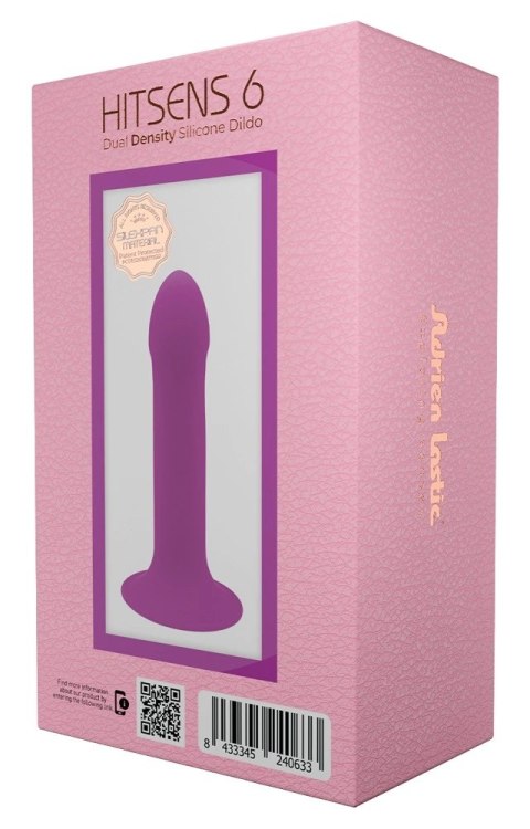 Adrien Lastic Hitsens 6 model silikonowy, elastyczny, fioletowy 13,5 cm
