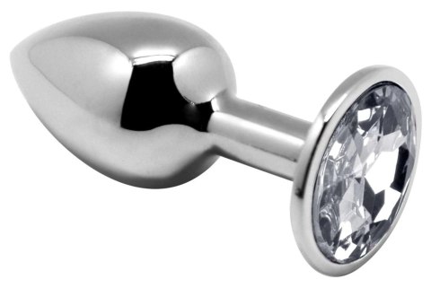 Alive Zestaw 3 metalowych wtyczek z kolorowymi kryształami - 3 rozmiary