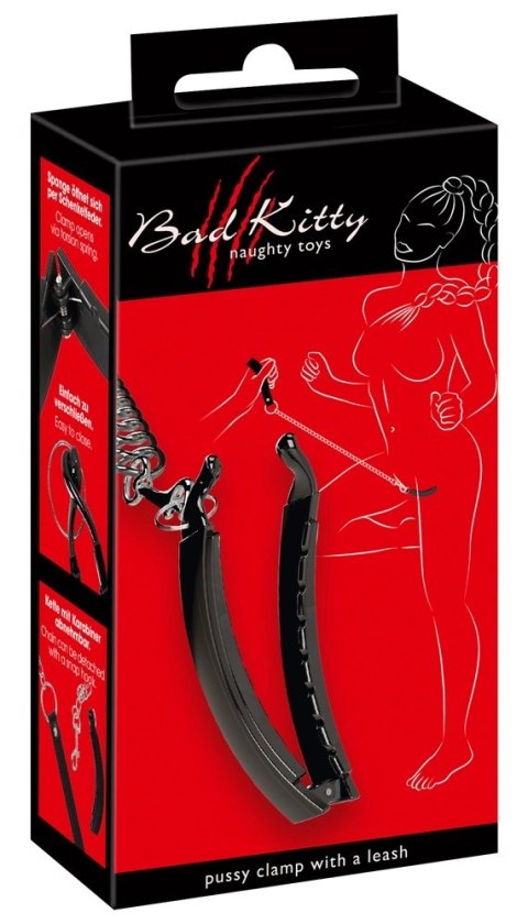 Bad Kitty - Model z anatomicznym zaciskiem i łańcuszkiem, 85,5 cm