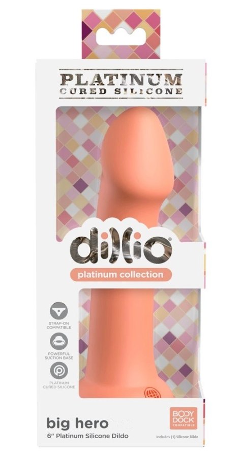 Dillio Platinum Big Hero 17,2 cm silikonowy model pomarańczowy