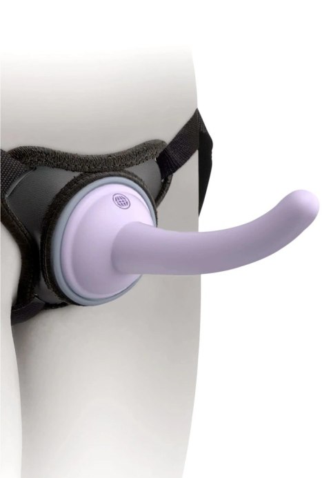 Dillio Platinum Body Dock System Fioletowy 14,6 cm Uprząż + Akcesorium