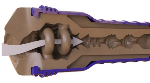 Fleshlight Boost Bang Dark - System kontroli powietrza, brązowy 24,8 cm