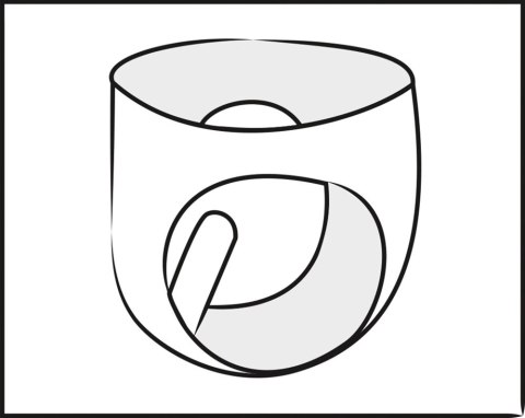 Late X Majtki lateksowe z pompowanym korkiem, czarne, rozmiar L