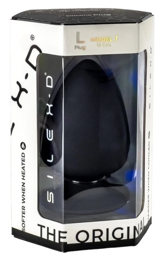 Silexd Plug Czarny 13cm - Termoaktywny Model Anatomiczny Silexpan
